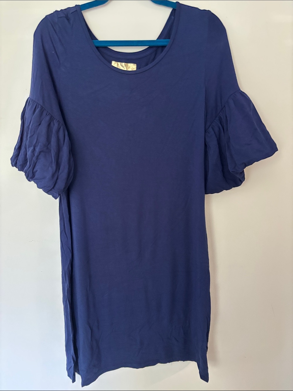 Lilly Pulitzer Navy Puff Sleeve dress